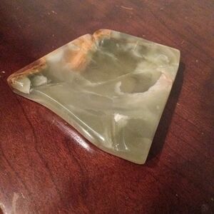 Elegant Green and Brown Decorative Stone